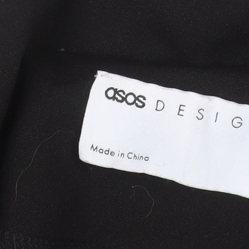 ASOS Design Women's Black Tall Blazer Jacket UK 12 Classic Fit