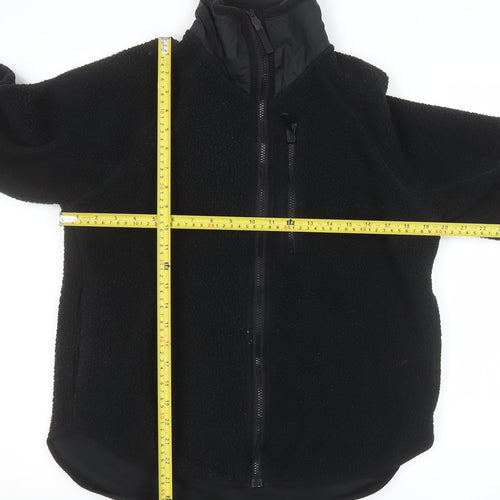 H&M Move Men's Black Fleece Full Zip Jacket Size S