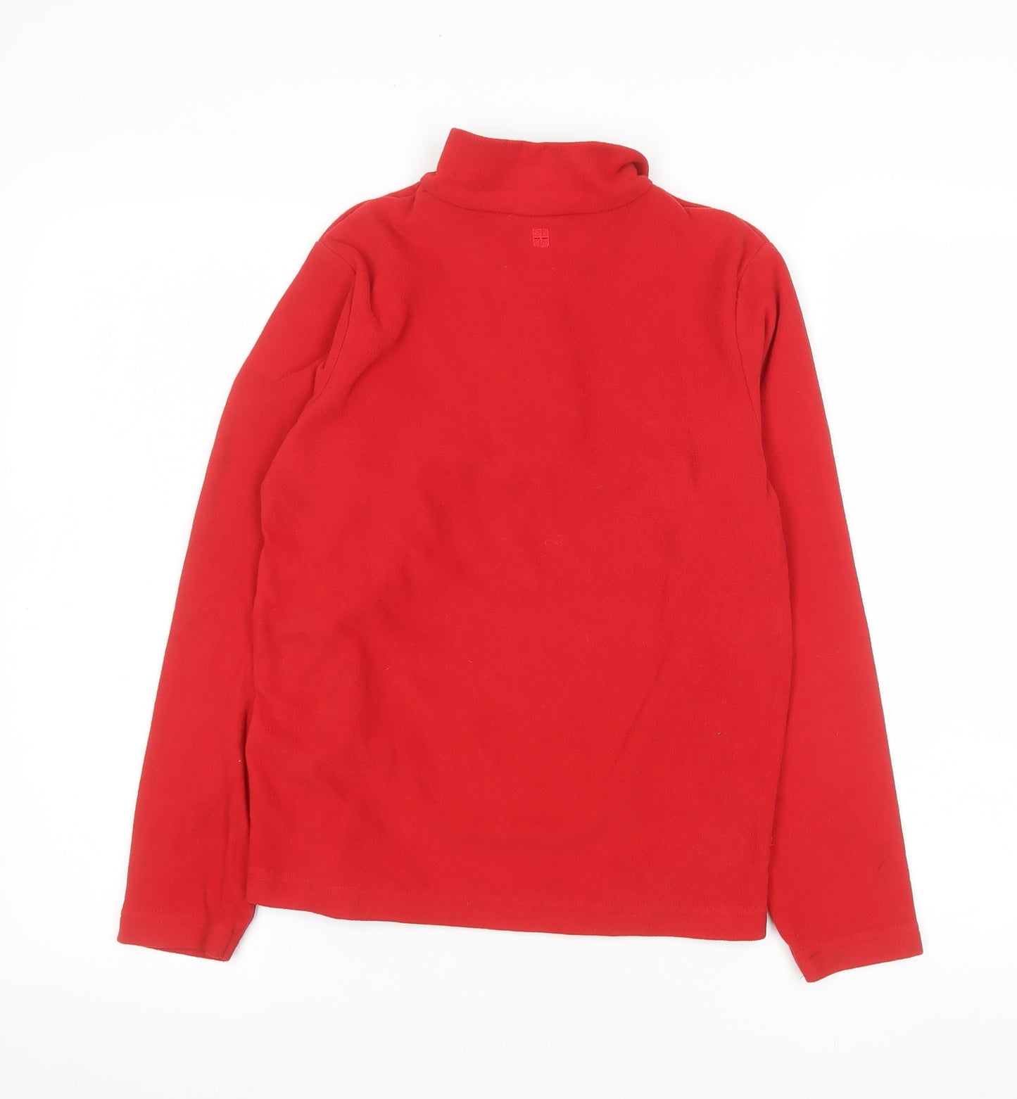 Mountain Warehouse Boys Red Fleece 1/2 Zip Pullover Sweatshirt 11-12 Years
