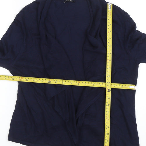 Minuet Petite Women's Blue Small Cardigan Knit Jumper