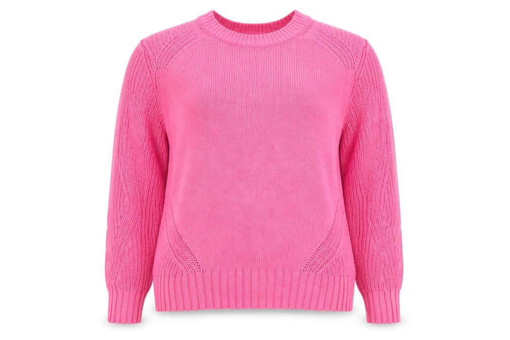 Marks and Spencer Women’s Pink Cotton Knit Jumper Size S