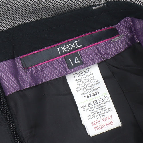 Next Women's Grey Size 14 Pencil Work Skirt
