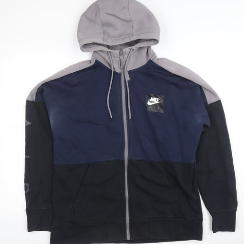 Nike Air Men's Multicoloured Full Zip Hoodie Size M