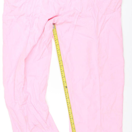 Ann Harvey Women's Pink Lyocell Straight Leg Plus Size 20 Trousers