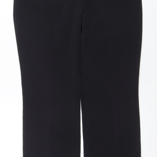 Marks and Spencer Women’s Black Size 12 Straight Dress Trousers