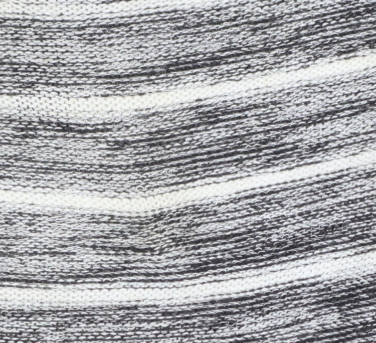 Long Tall Sally Women's Grey Striped Knit Pullover Jumper Size S Tall