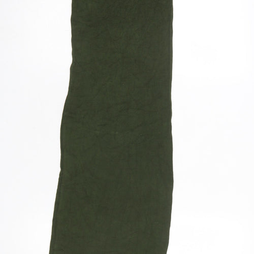 Zara Women Green Long T-Shirt Dress Size S Casual Jersey Stretch