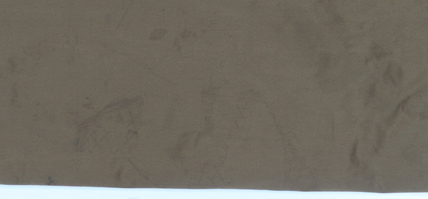 Zara Man Brown Mid-Length Overcoat Men's M 40in Polyester