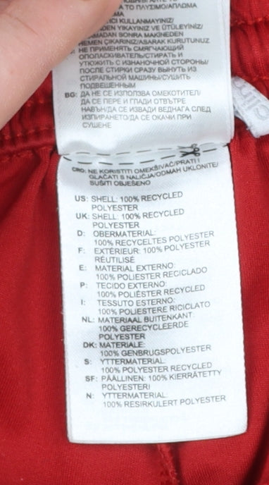 Adidas Men's Red Athletic Gym Shorts Size L Lightweight