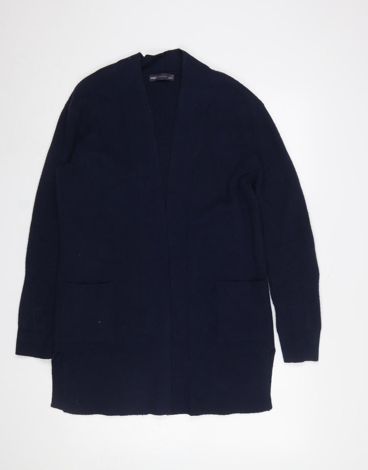 Marks and Spencer Women’s Blue Long Sleeve Open Front Cardigan Size 12
