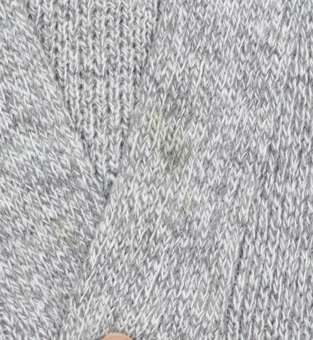 Bellisimo Men's Grey Acrylic V-Neck Button Cardigan XL