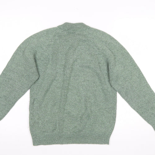 Damart Women’s Green Cable-Knit Pullover Jumper Size 12