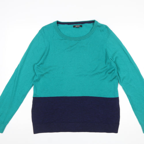 Rohan Womens Blue Size 14 Crew Neck Long Sleeve Pullover Jumper