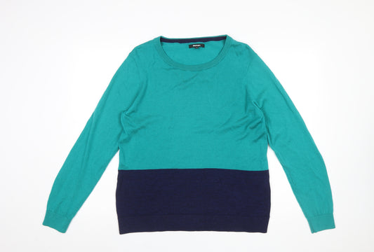 Rohan Womens Blue Size 14 Crew Neck Long Sleeve Pullover Jumper