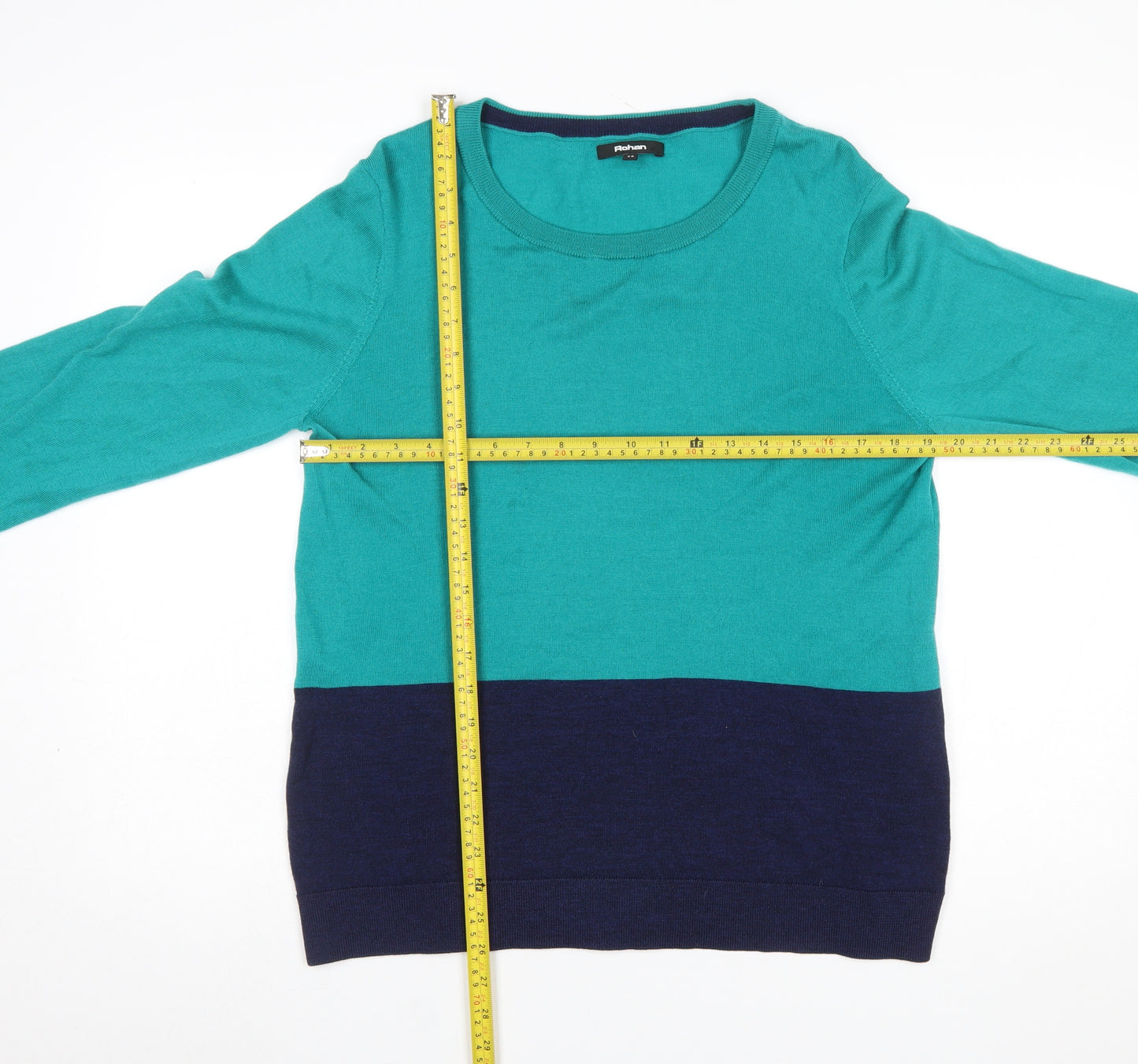 Rohan Womens Blue Size 14 Crew Neck Long Sleeve Pullover Jumper