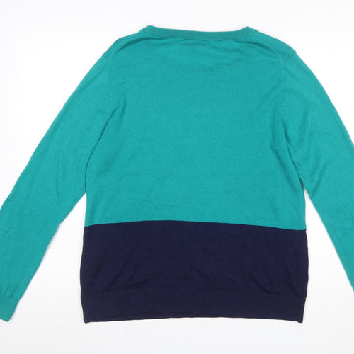 Rohan Womens Blue Size 14 Crew Neck Long Sleeve Pullover Jumper