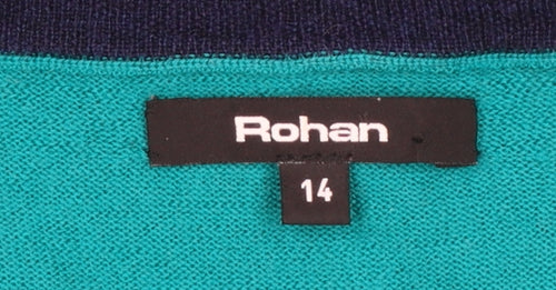 Rohan Womens Blue Size 14 Crew Neck Long Sleeve Pullover Jumper