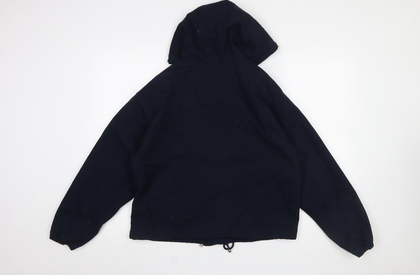George Women's Blue Hooded Cotton Anorak Jacket XS