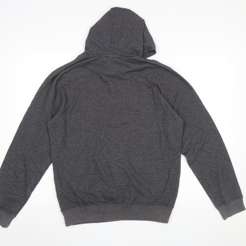 Champion Men's Grey Pullover Hoodie M Regular Fit Sportswear