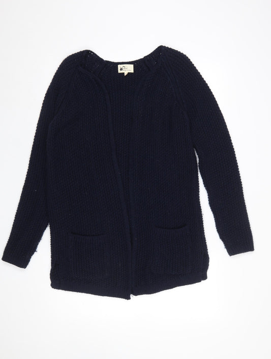 Next Women’s Blue Chunky Knit Open Cardigan Medium