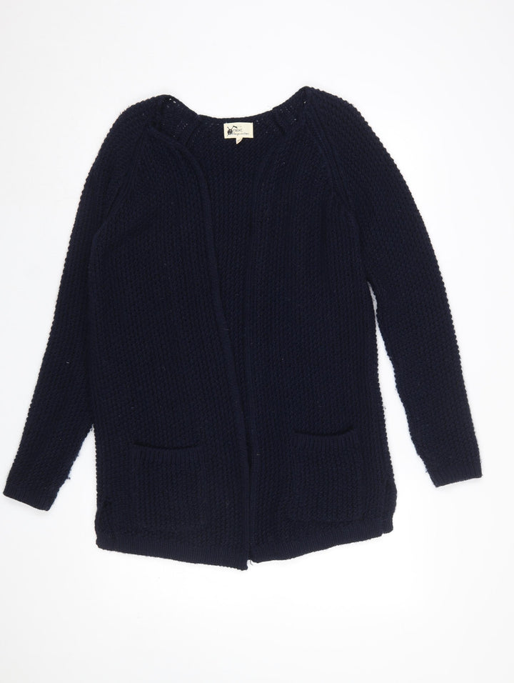 Next Women’s Blue Chunky Knit Open Cardigan Medium