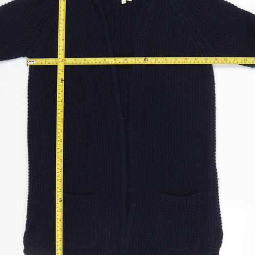 Next Women’s Blue Chunky Knit Open Cardigan Medium