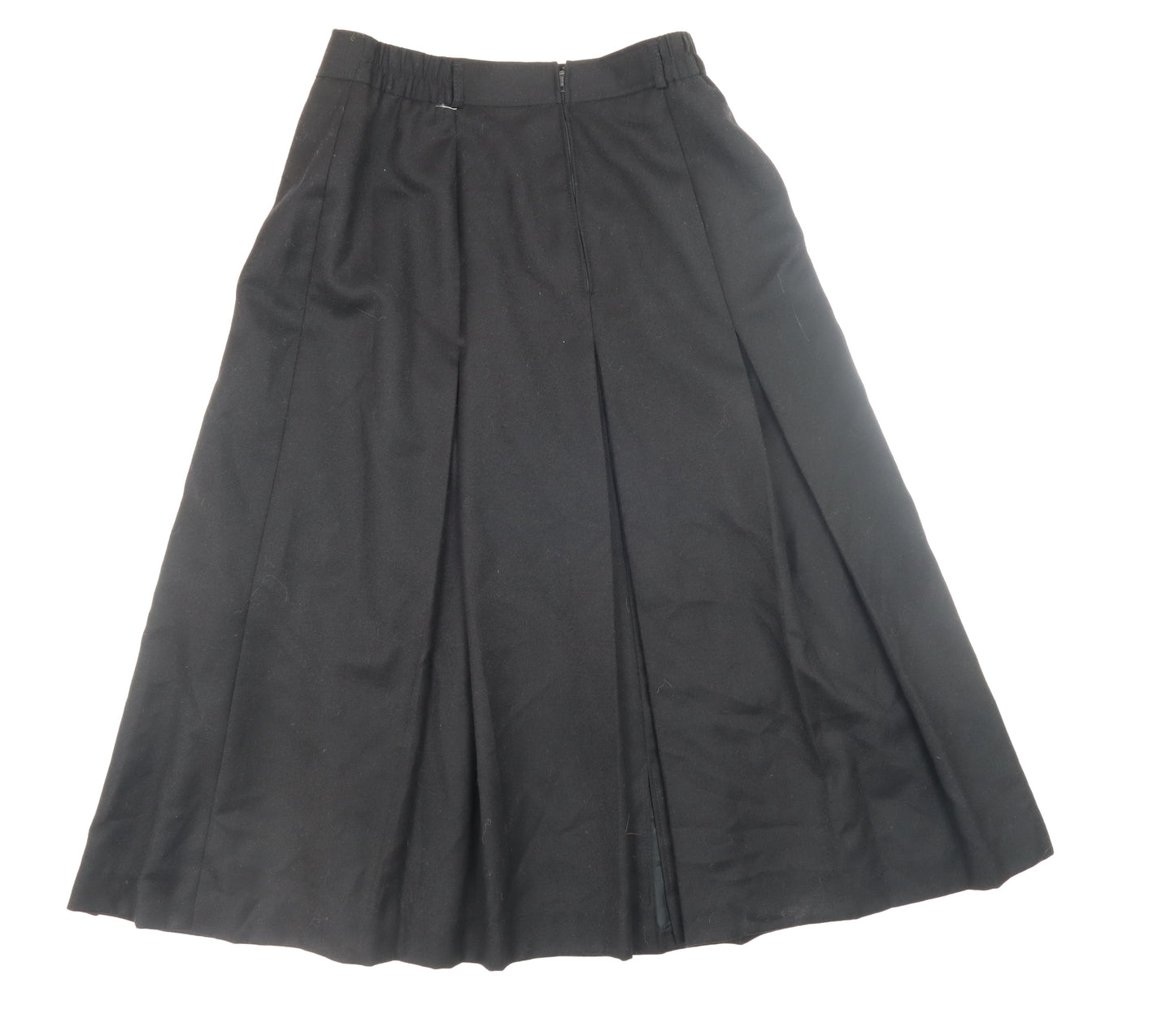 Bianca Womens Black Midi Pleated Lined Formal Skirt Size 10