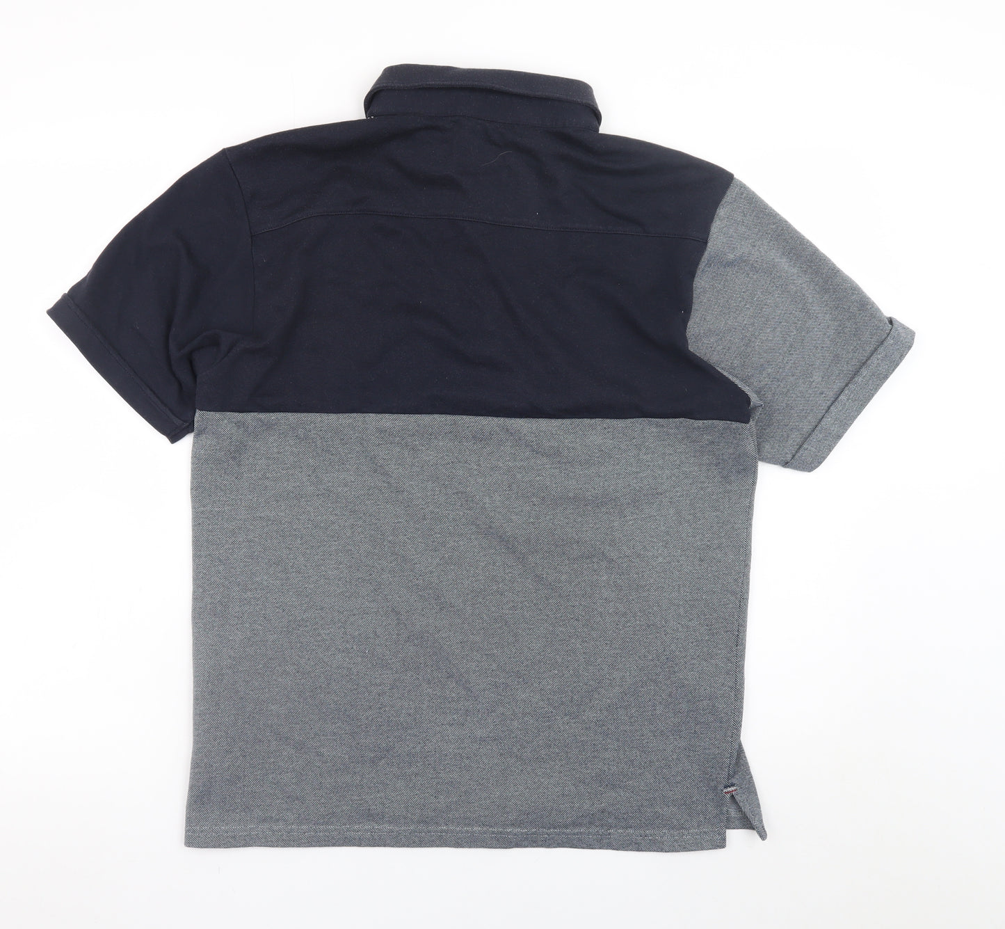THE SHOP TK Men's Grey Colourblock Polo Shirt XL