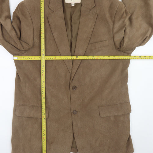 Hutson Harbour Men's Beige Polyester Blazer 42R Classic Fit