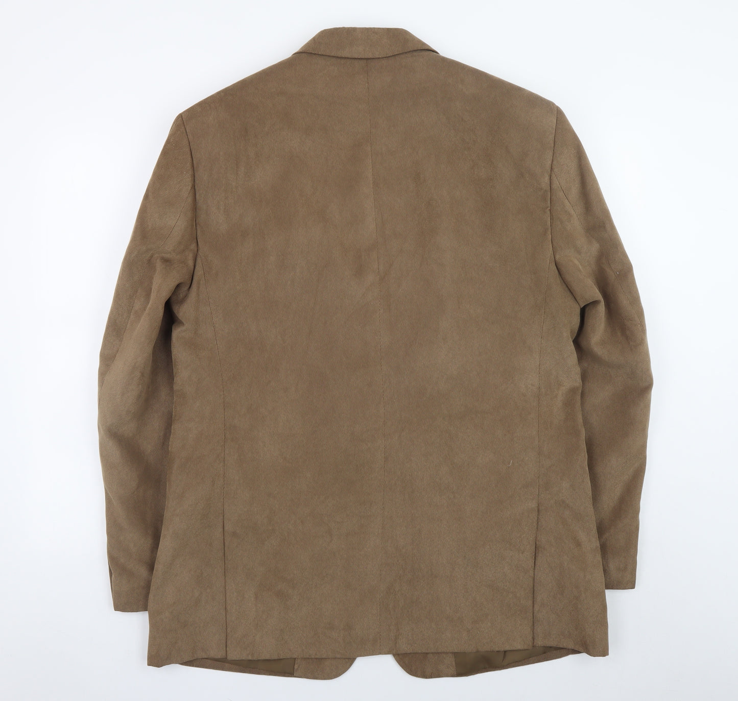 Hutson Harbour Men's Beige Polyester Blazer 42R Classic Fit