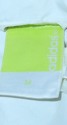 Adidas Womens White Puffer Jacket M Quilted Sports Style