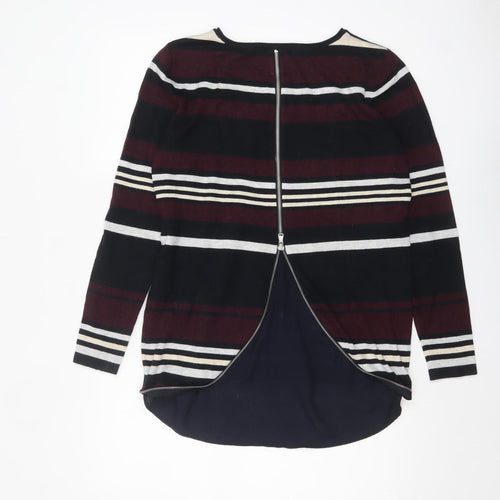 Principles by Ben de Lisi Women's Black Stripe Size 12 Pullover Jumper