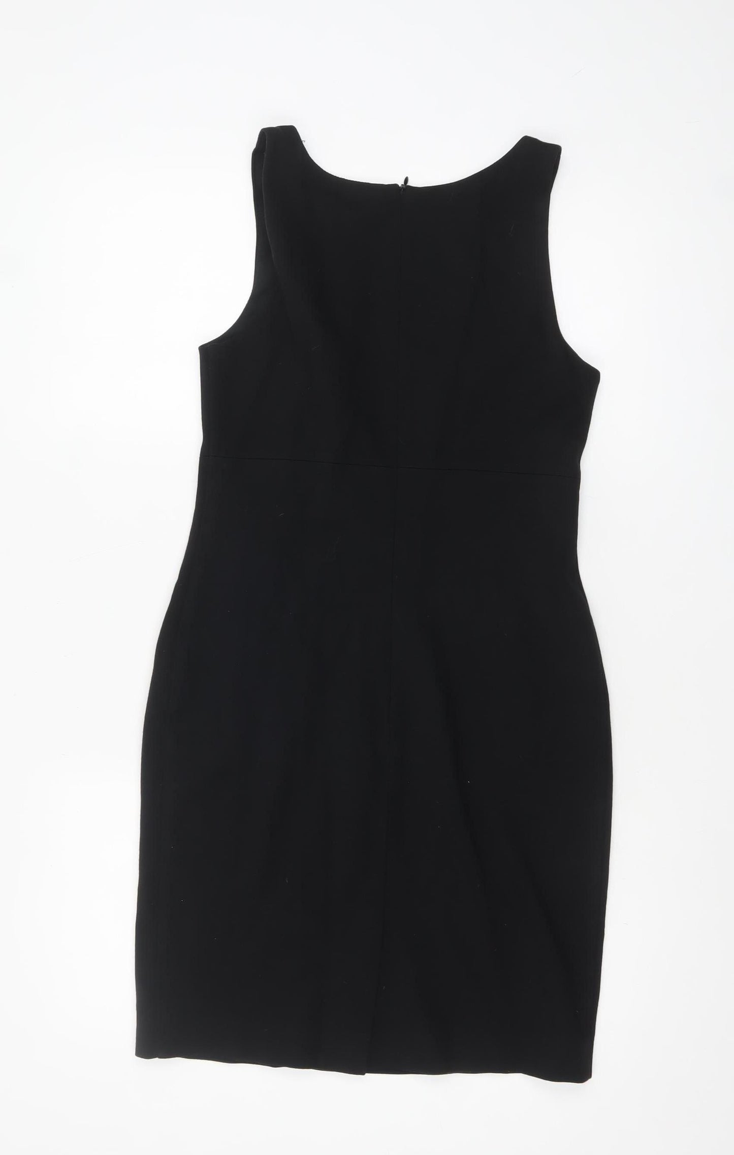 Teentlo Maurice Tarica Women's Black Size 10 Sheath Knee Length Dress