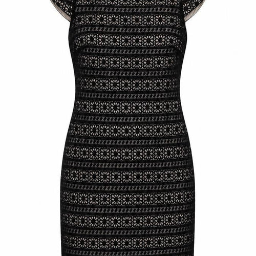 Marks and Spencer Women Black Lace Sheath Dress Size 14