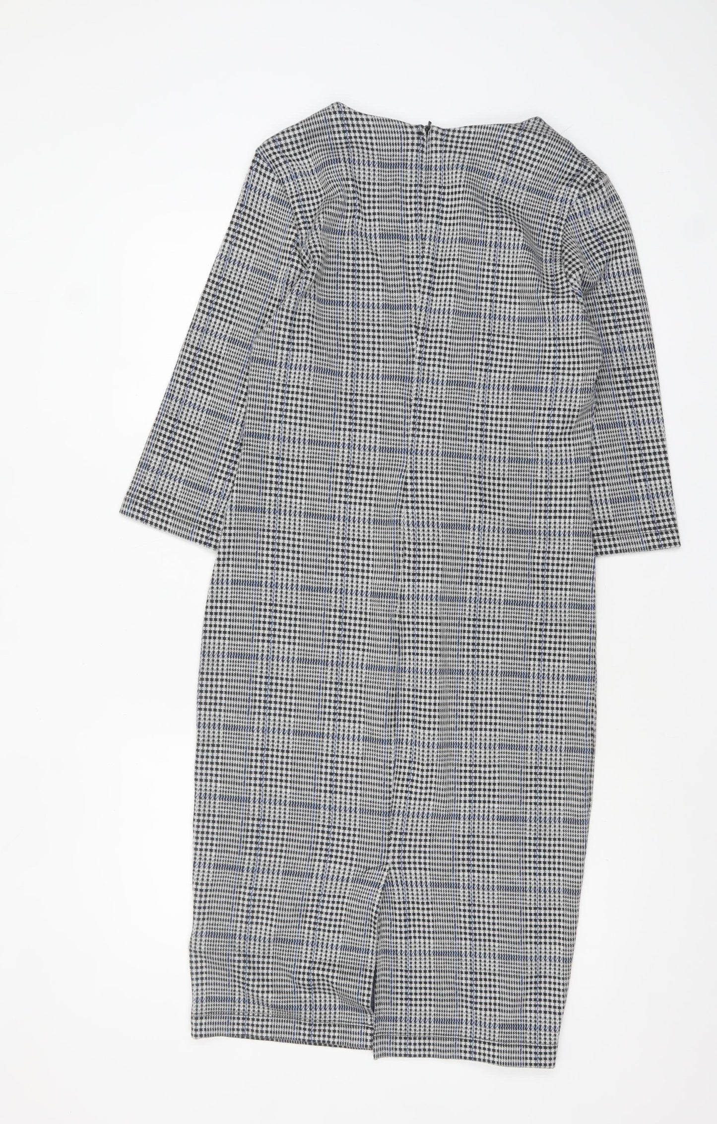 Marks and Spencer Women’s Grey Check Sheath Dress Size 10