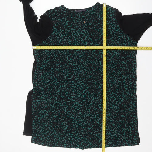 Marks and Spencer Women's Multicoloured Geometric Tunic Blouse UK 18