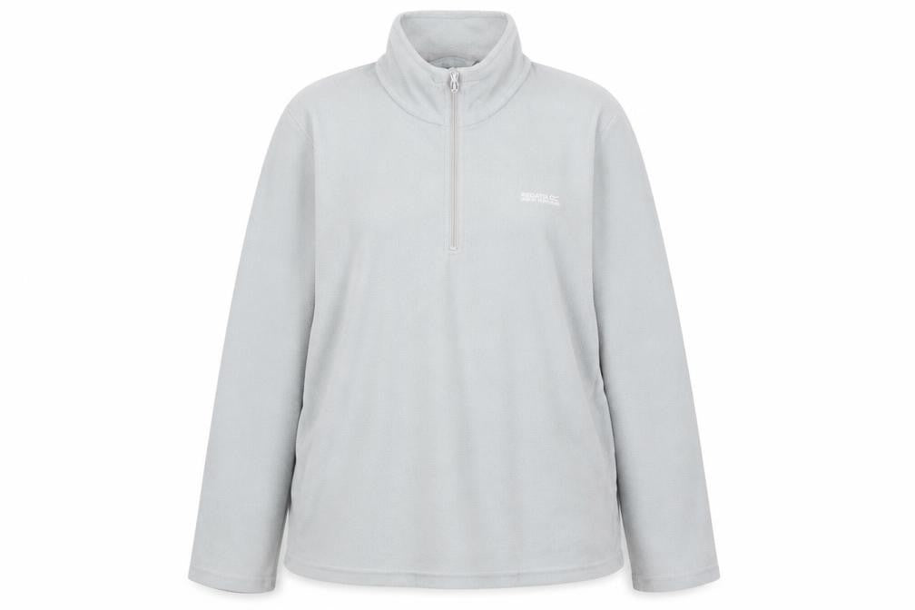 Regatta Women Grey 1/4 Zip Fleece Sweatshirt Size 20