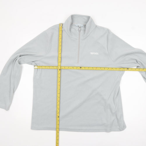 Regatta Women Grey 1/4 Zip Fleece Sweatshirt Size 20