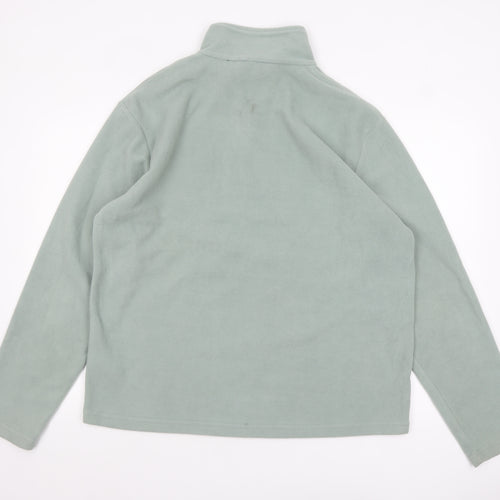 Regatta Men's Green XL Fleece 1/4 Zip Pullover Sweatshirt