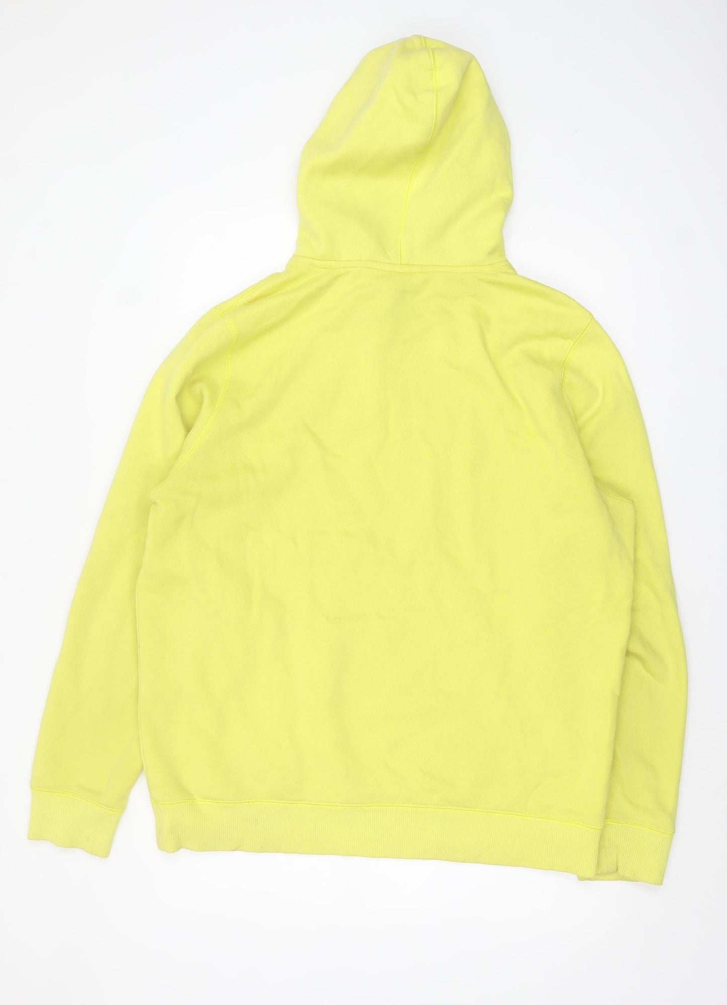 Under Armour Men’s Yellow Pullover Hoodie Size L Fleece Sweatshirt