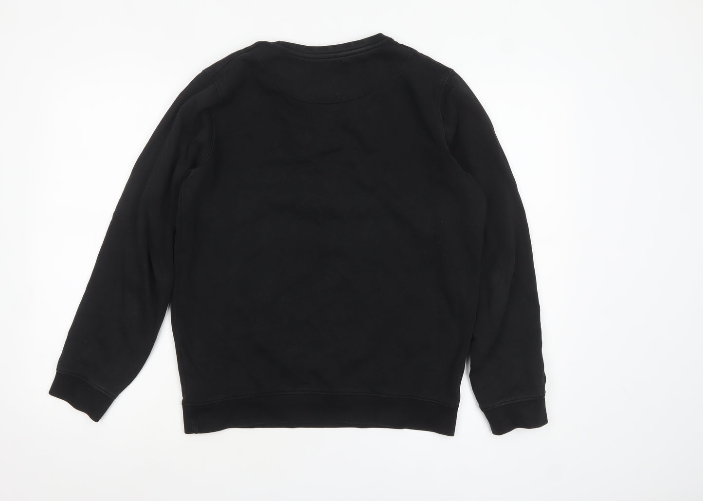 Lyle & Scott Junior Boys Black Crew Neck Pullover Sweatshirt 14-15 Years