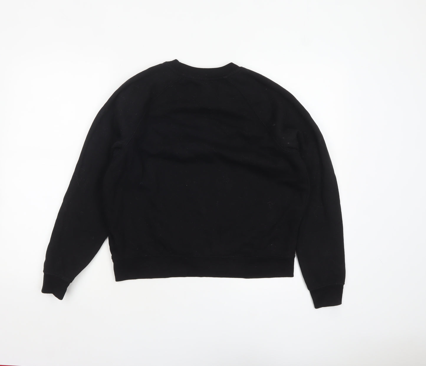 Calvin Klein Jeans Womens Black M Crew Neck Pullover Sweatshirt