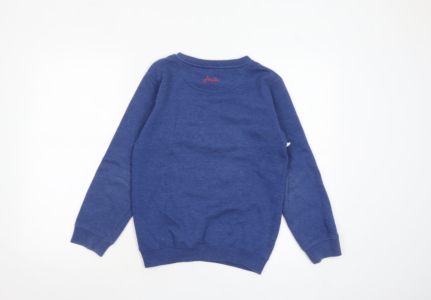 Joules Boys Blue Shark Graphic Pullover Sweatshirt 11-12 Years