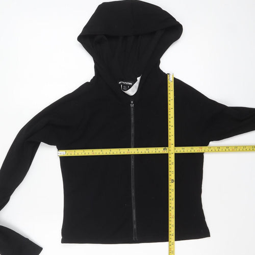 PrettyLittleThing Women’s Black Size 12 Full Zip Hoodie