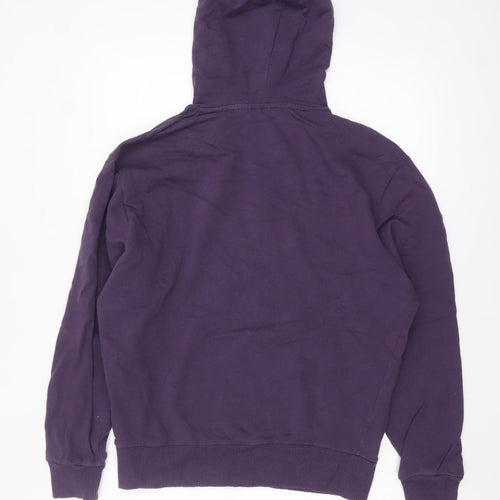Collusion Womens Purple Pullover Hoodie XS Cotton Casual