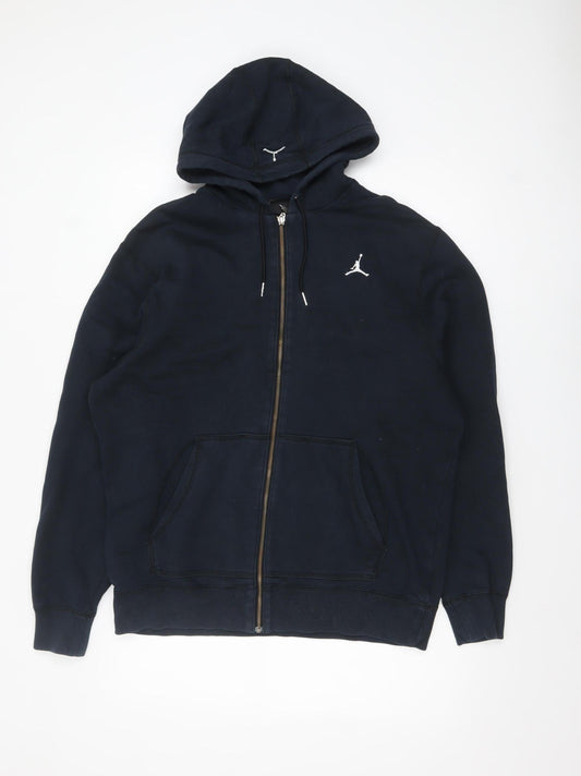 Jordan Men's Black Full Zip Hoodie Size M Sportswear Fleece