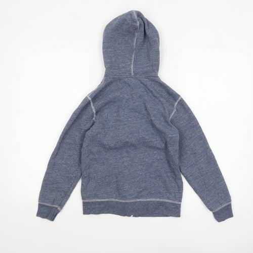GAP Kids Boys Blue Full Zip Hoodie Size 8-9 Years 100% Cotton