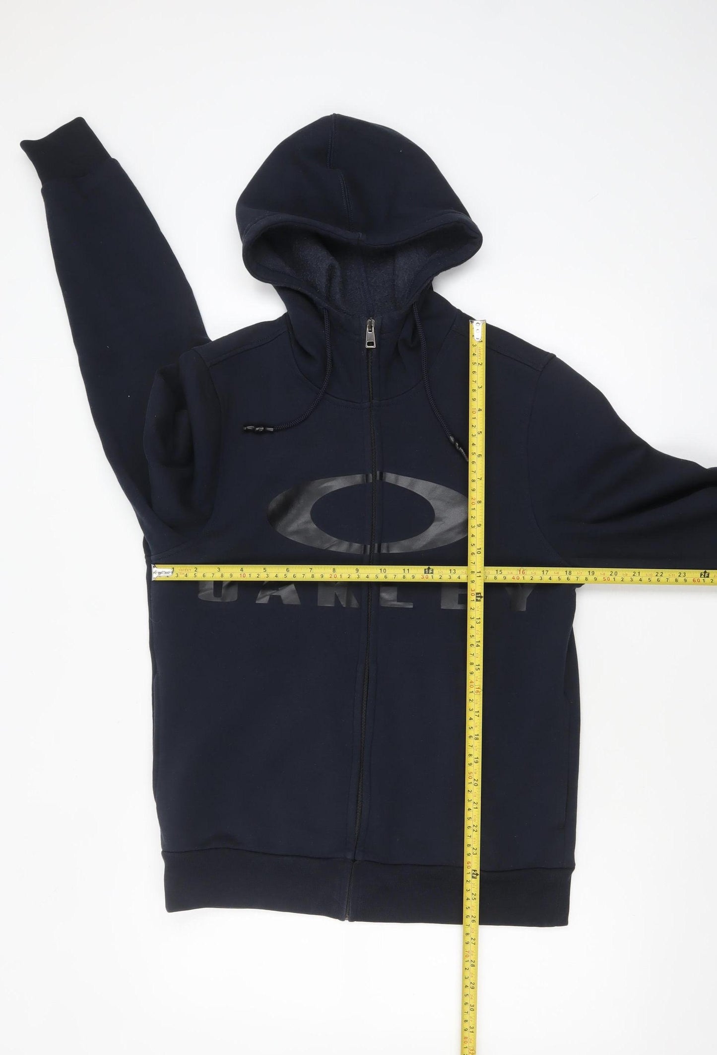 Oakley Men’s Blue Full Zip Hoodie Medium Athletic Fit