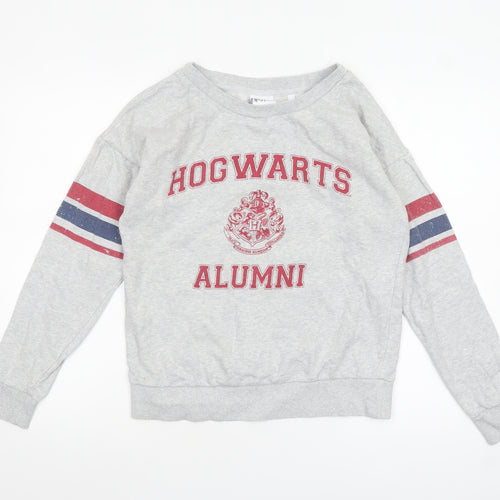 Next Harry Potter Hogwarts Alumni Grey Cotton Sweatshirt S Women