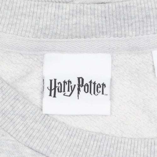 Next Harry Potter Hogwarts Alumni Grey Cotton Sweatshirt S Women